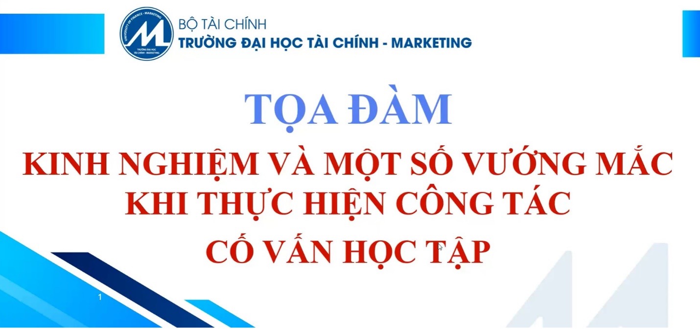 SEMINAR ON EXPERIENCES IN ACADEMIC ADVISING AND CAREER ORIENTATION FACULTY OF FINANCE – BANKING